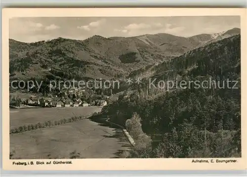 AK / Ansichtskarte Guenterstal_Freiburg Panorama Guenterstal_Freiburg