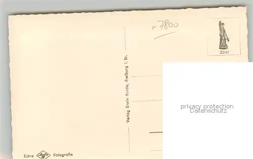 AK / Ansichtskarte Freiburg_Breisgau Fischerau Freiburg Breisgau