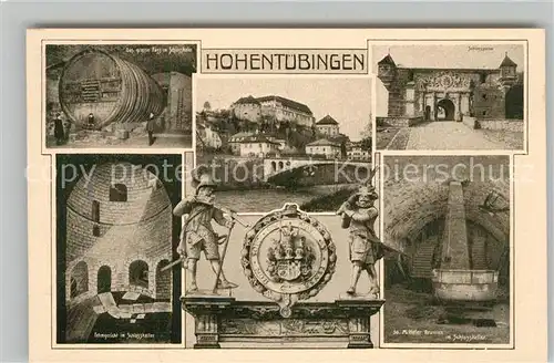 AK / Ansichtskarte Tuebingen Hohntuebingen Schlosskeller Weinfass Tuebingen