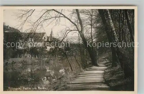 AK / Ansichtskarte Tuebingen Neckarufer Tuebingen