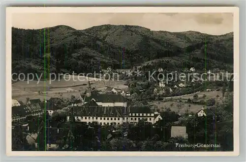 AK / Ansichtskarte Guenterstal_Freiburg Panorama Kirche Guenterstal_Freiburg