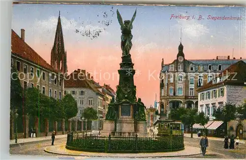 AK / Ansichtskarte Freiburg_Breisgau Siegesdenkmal Freiburg Breisgau