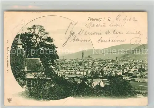 AK / Ansichtskarte Freiburg_Breisgau Muenster Panorama Freiburg Breisgau