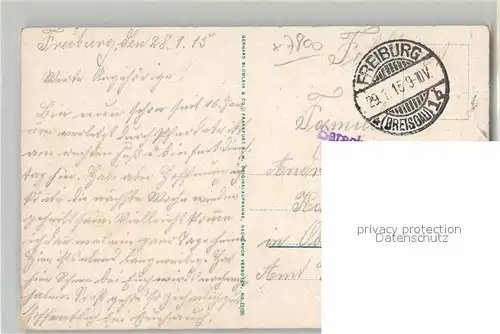 AK / Ansichtskarte Freiburg_Breisgau Muenster Freiburg Breisgau