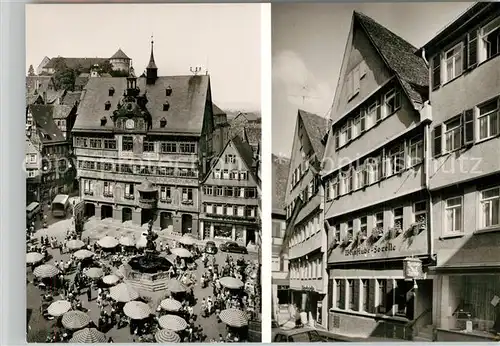 AK / Ansichtskarte Tuebingen Marktplatz Weinstube Zur Forelle Tuebingen