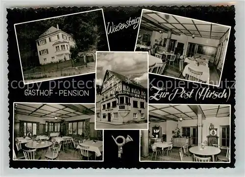 AK / Ansichtskarte Wiesensteig Gasthaus Pension Post Wiesensteig