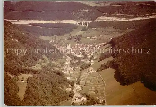 AK / Ansichtskarte Wiesensteig Fliegeraufnahme Albaufstieg BAB Viadukt Wiesensteig