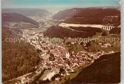 AK / Ansichtskarte Wiesensteig Fliegeraufnahme Albaufstieg Wiesensteig