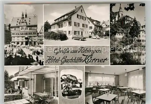AK / Ansichtskarte Tuebingen Hotel Kuerner Rathaus Tuebingen