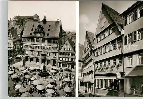 AK / Ansichtskarte Tuebingen Marktplatz Weistube zur Forelle Tuebingen