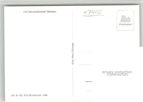 AK / Ansichtskarte Tuebingen Panorama Partnerstaedte Schiff Tuebingen