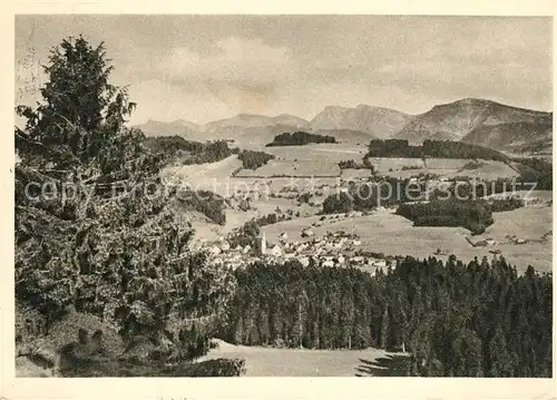 AK / Ansichtskarte Weiler_Allgaeu Panorama Weiler_Allgaeu