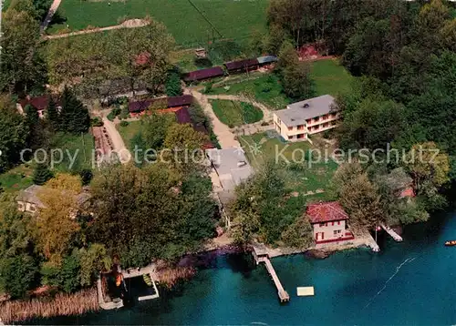 AK / Ansichtskarte Magliaso Fliegeraufnahme Evangelische Jugendheimstaette Magliaso