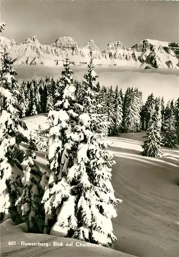 AK / Ansichtskarte Flumserberg_Bergheim mit Churfirsten Flumserberg Bergheim