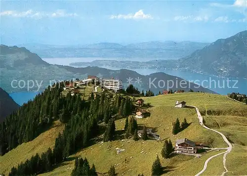 AK / Ansichtskarte Klewenalp Fliegeraufnahme Hotels ob Beckenried Chalet Guggeregg Klewenalp