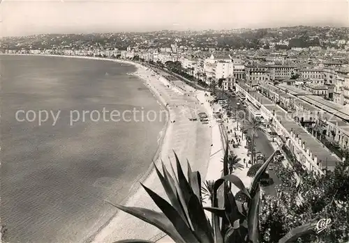 AK / Ansichtskarte Nice_Alpes_Maritimes Strandpartie Hotel St. Georges Nice_Alpes_Maritimes