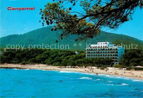 AK / Ansichtskarte Canyamel Strand mit Hotel Canyamel