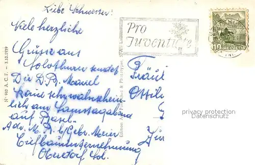 AK / Ansichtskarte Solothurn Roetibruecke Solothurn