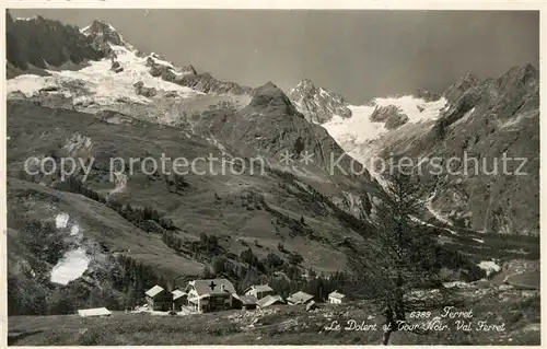 AK / Ansichtskarte Ferret_Le Le Dolent et Tour Noir Val Ferret Ferret_Le