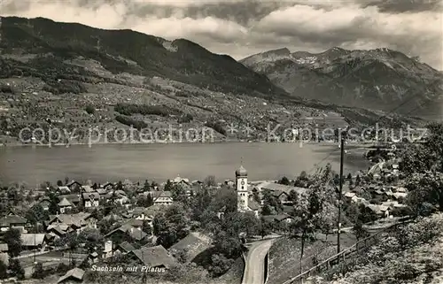 AK / Ansichtskarte Sachseln_OW mit Pilatus Sachseln OW