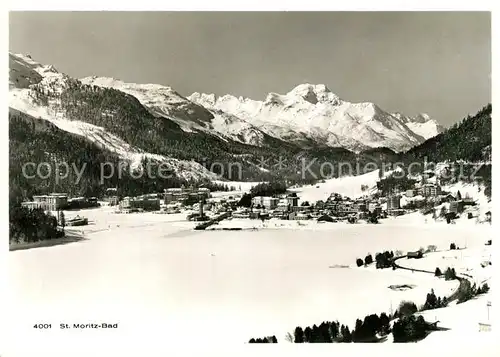 AK / Ansichtskarte St_Moritz_Bad_GR Panorama St_Moritz_Bad_GR