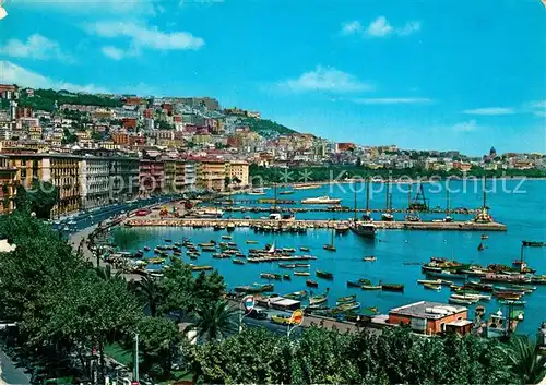 AK / Ansichtskarte Napoli_Neapel Mergellina Hafen Napoli Neapel