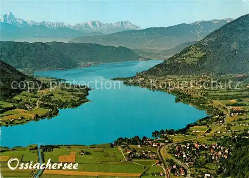 AK / Ansichtskarte Ossiachersee Fliegeraufnahme mit Steindorf Stiegl Bodensdorf und Ossiach Ossiachersee