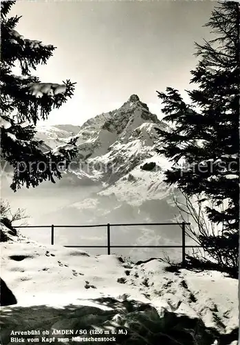 AK / Ansichtskarte Arvenbuehl Blick vom Kapf zum Muertschenstock Arvenbuehl