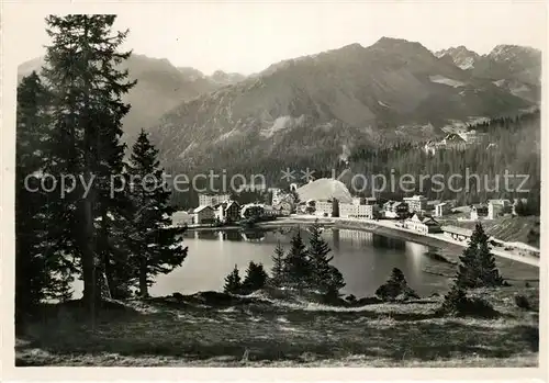 AK / Ansichtskarte Arosa_GR Obersee Arosa_GR