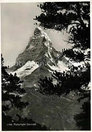 AK / Ansichtskarte Zermatt_VS Matterhorn Zermatt_VS