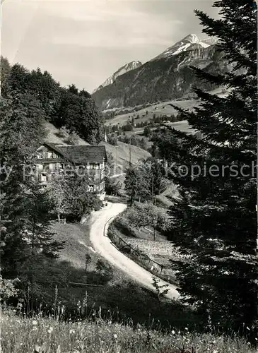 AK / Ansichtskarte Grabserberg Kurhaus mit Schafberg Grabserberg