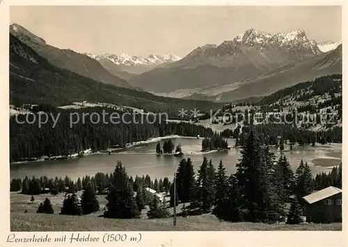 AK / Ansichtskarte Lenzerheide_GR mit Heidsee Lenzerheide GR