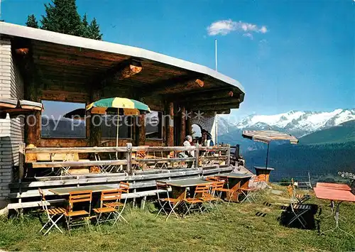 AK / Ansichtskarte Sedrun Restaurant Cungieri Sesselbahn Sedrun