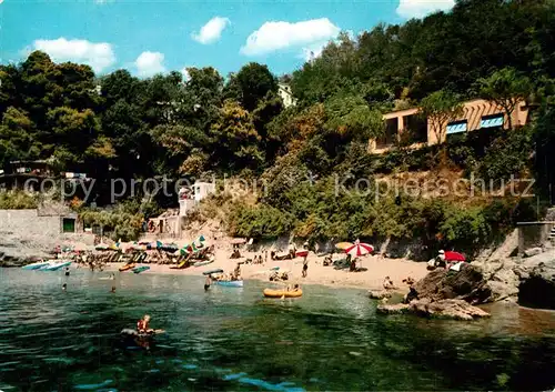 AK / Ansichtskarte Fiascherino_di_Lerici Strandpartie Fiascherino_di_Lerici