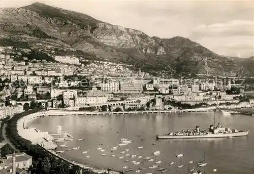 AK / Ansichtskarte Monte Carlo Vue generale et le Port Monte Carlo
