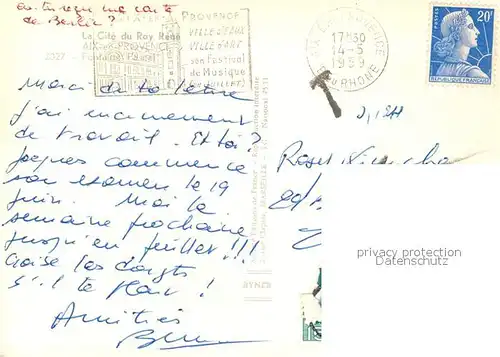 AK / Ansichtskarte Aix en Provence Fontaine Pascal Aix en Provence