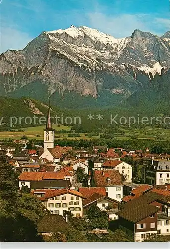 AK / Ansichtskarte Bad_Ragaz mit Falknis Bad_Ragaz