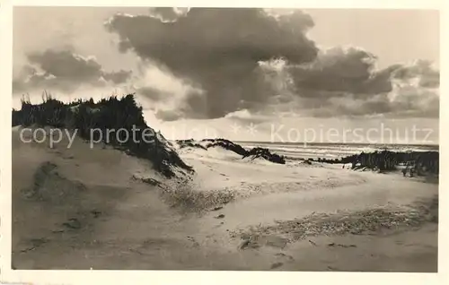 AK / Ansichtskarte Insel_Sylt Duenen und Strand Insel_Sylt