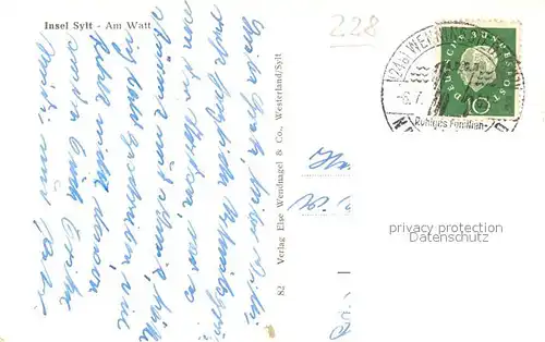 AK / Ansichtskarte Insel_Sylt Am Watt Friesenhaeuser Insel_Sylt