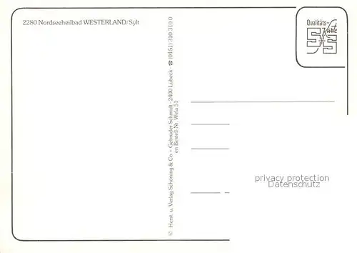 AK / Ansichtskarte Westerland_Sylt Strand Promenade Brunnen Fussgaengerzone Platz Westerland_Sylt