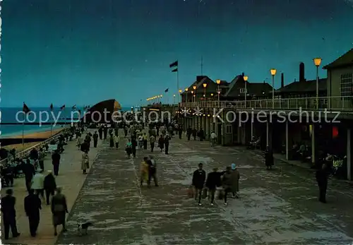 AK / Ansichtskarte Insel_Sylt Abend auf der Kurpromenade Insel_Sylt