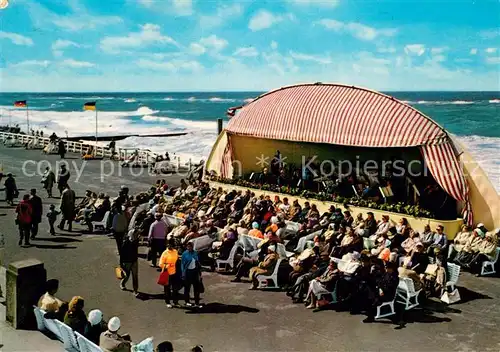 AK / Ansichtskarte Westerland_Sylt Kurkonzert Konzertpavillon Promenade Westerland_Sylt