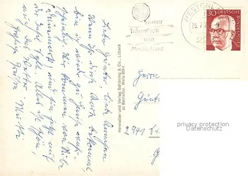 AK / Ansichtskarte Hoernum_Sylt Strand Landschaft Friesenhaeuser Hafen Fischkutter Fliegeraufnahme Hoernum Sylt