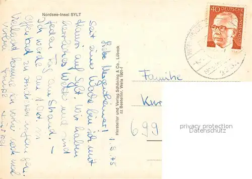 AK / Ansichtskarte Insel_Sylt Duenenlandschaft Insel_Sylt