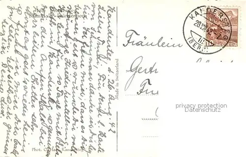 AK / Ansichtskarte Bluemlisalp_BE Kandersteg Bluemlisalp BE