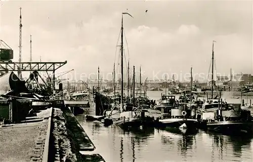 AK / Ansichtskarte Duisburg_Ruhr Hafenpartie Duisburg Ruhr