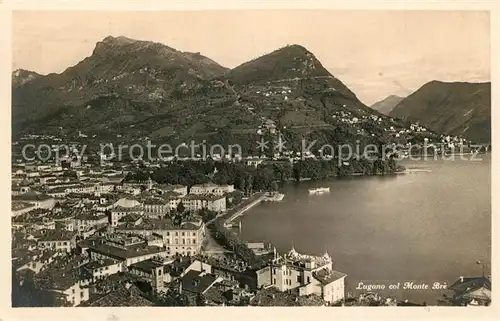 AK / Ansichtskarte Lugano_TI Col Monte Bre Lugano_TI