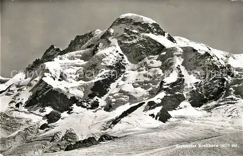 AK / Ansichtskarte Breithorn_Zermatt  Breithorn Zermatt