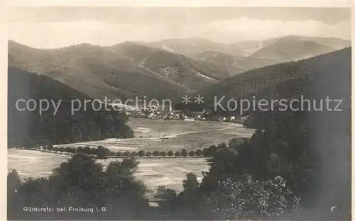 AK / Ansichtskarte Guenterstal_Freiburg Panorama Guenterstal_Freiburg