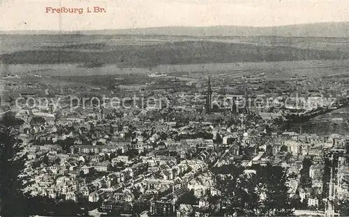 AK / Ansichtskarte Freiburg_Breisgau Panorama Freiburg Breisgau